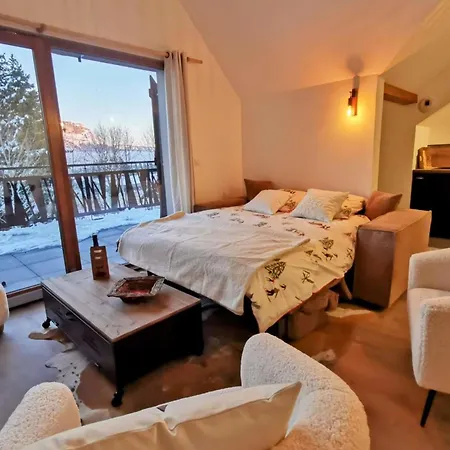 Magnifique Appartement Au Pied Des Pistes - Le Trelod La Feclaz Exterior photo